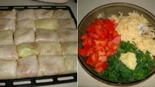 Голубцы под шубой