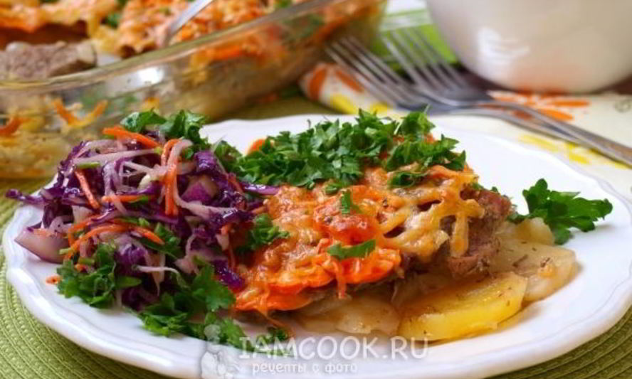 Рецепт картошка под шубой в духовке