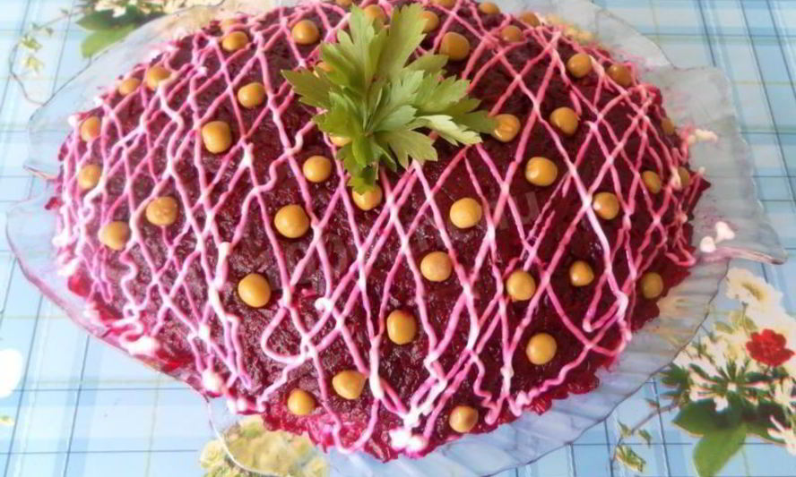 Рецепт классический салат сельдь под шубой с яйцом