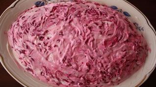 Классический салат Сельдь под шубой