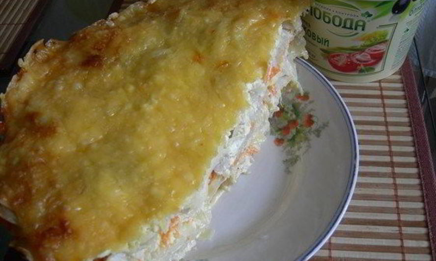 Рецепт куриное филе под шубой с картофелем