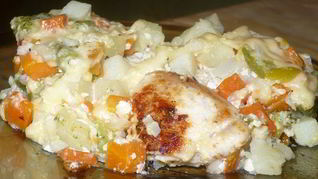 Курица под шубой в мультиварке