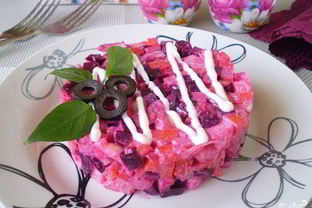 Ленивая селедка под шубой