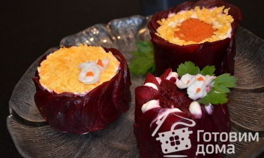 Рецепт порционная селедка под шубой