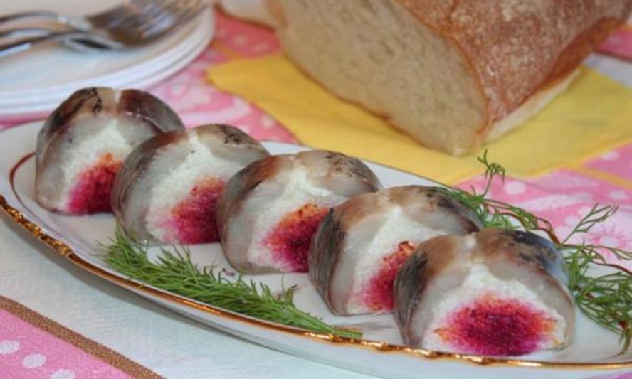 Рецепт роллы сельдь под шубой по-домашнему