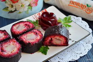 Роллы Селедка под шубой