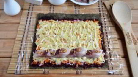 роллы селедка под шубой