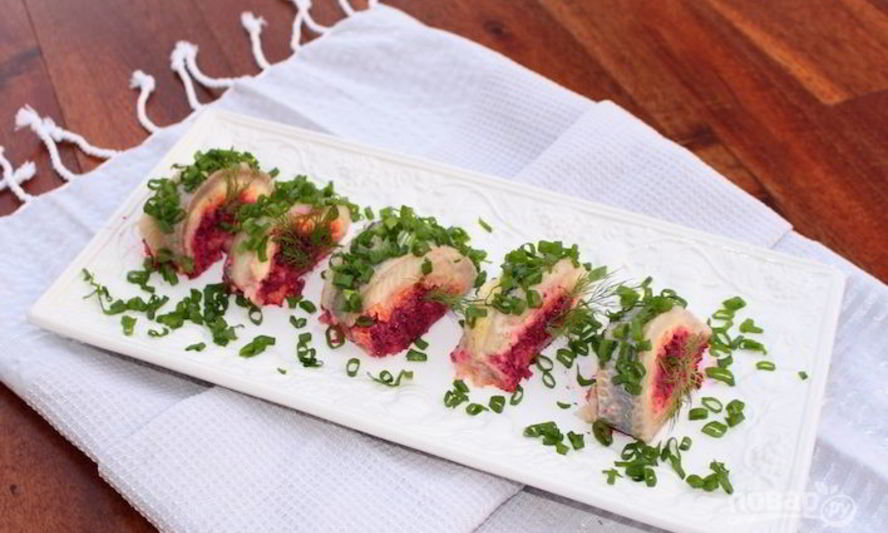 Рецепт рулеты селедка под шубой