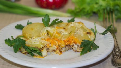 рыба под шубой запеченная в духовке