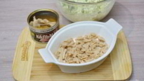 салат кальмары под шубой