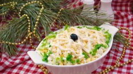 салат кальмары под шубой