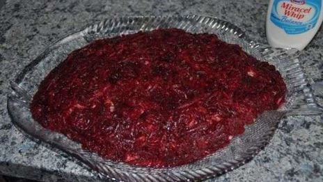 салат сельдь под шубой с яблоком