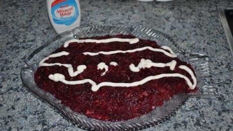 салат сельдь под шубой с яблоком