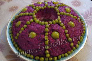 Салат Селедка под шубой с яблоком