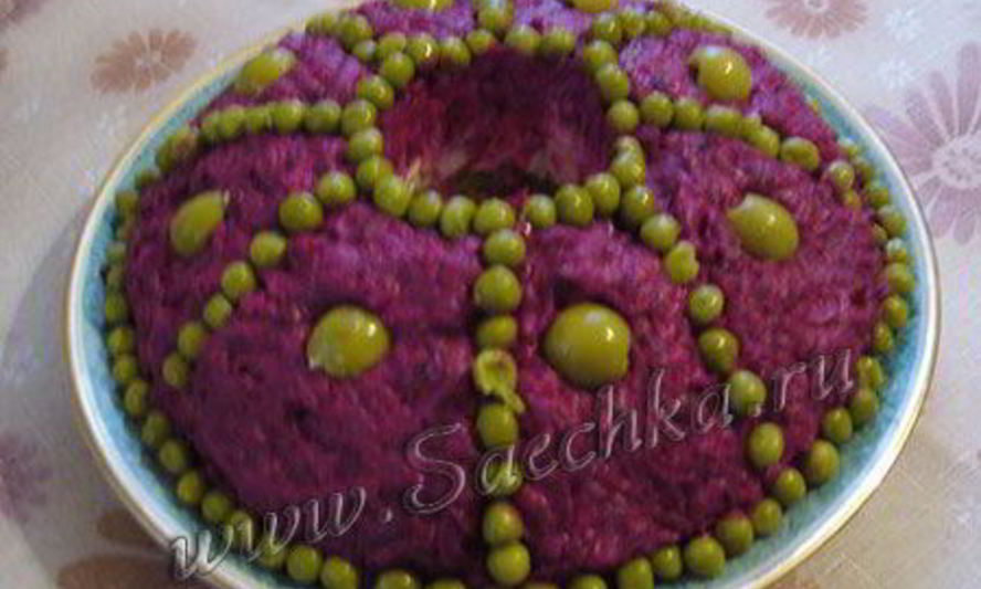 Рецепт салат селедка под шубой с яблоком