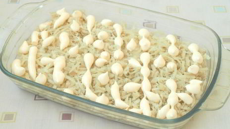 сельдь под шубой с яблоком