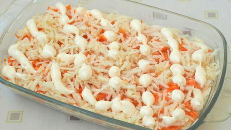 сельдь под шубой с яблоком