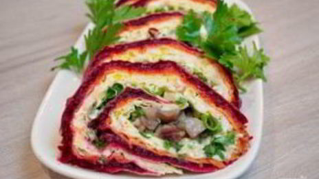 сельдь под шубой в лаваше