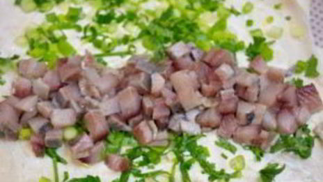 сельдь под шубой в лаваше