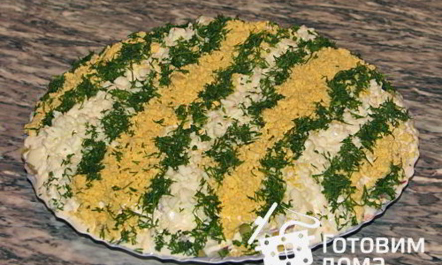 Рецепт сельдь под яично-сливочной шубой