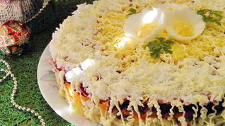 Селедка под шубой без майонеза