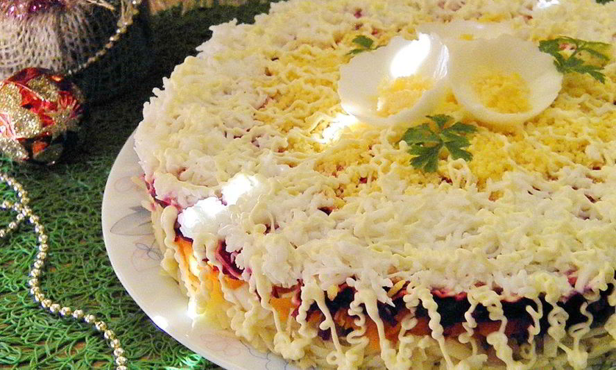 Рецепт селедка под шубой без майонеза