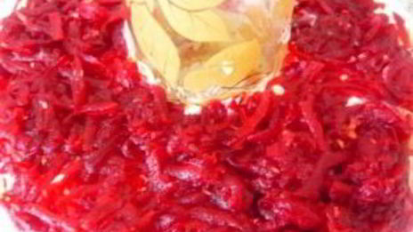 селедка под шубой с гранатом