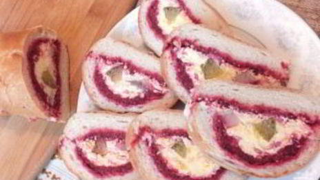 селедка под шубой в багете