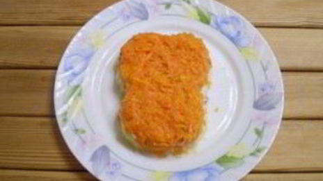 селедка под шубой в виде обезьянки