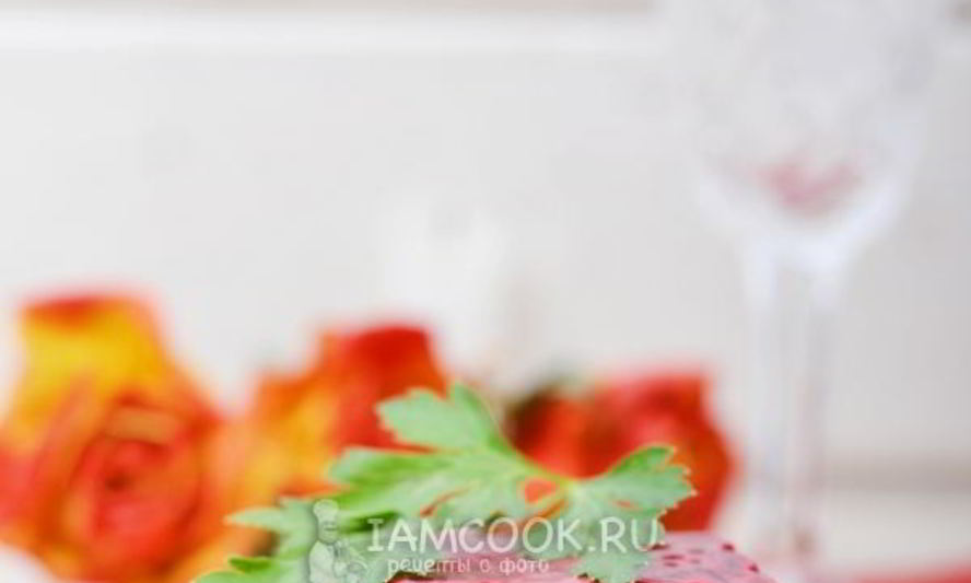 Рецепт селедка под шубой в желе