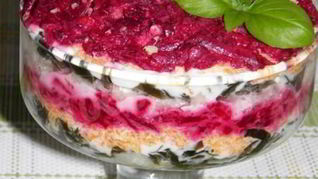 Вегетарианская селедка под шубой