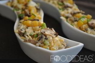 Салат с грибами и яйцами