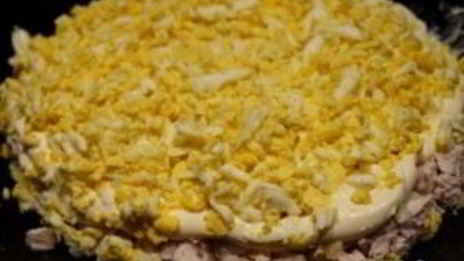 салат с грибами, курицей