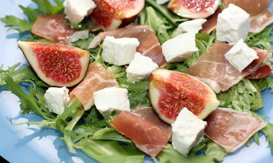 Рецепт салат с инжиром