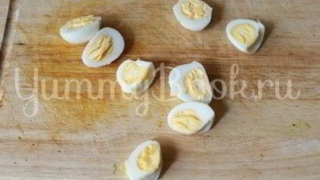 салат с карпаччо и лимонной заправкой