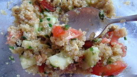 салат с киноа