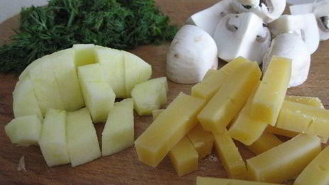 салат с креветками и яблоком