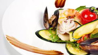 Салат с морепродуктами