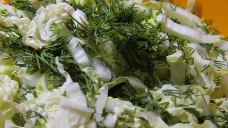 салат с пекинской капустой и гранатом витаминный