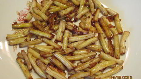 салат с тунцом и спаржевой фасолью