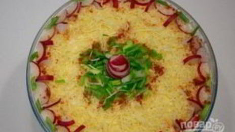 салат с тунцом и яйцами