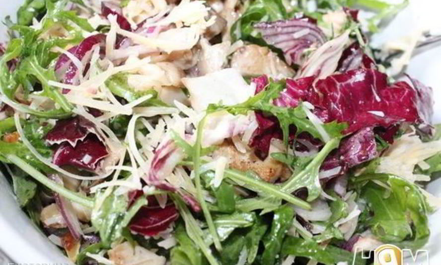 Рецепт салат с вешенками