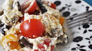 Салат с запеченными перцами