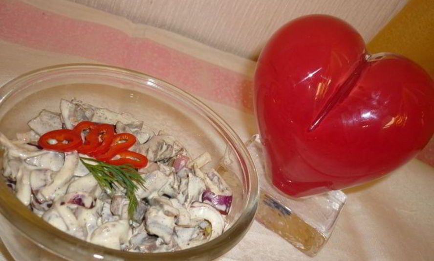 Рецепт салат сердечный