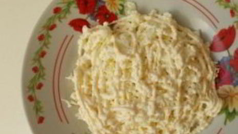 салат шапка деда мороза