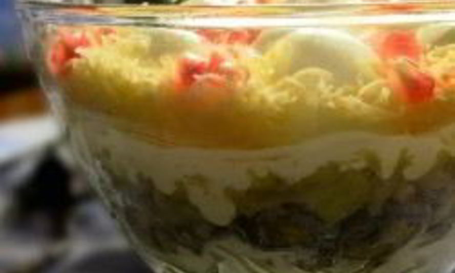 Рецепт салат снежный сугроб