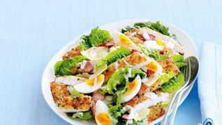 Новогодний салат Цезарь