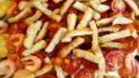 салат цезарь морской