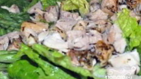 салат цезарь настоящий