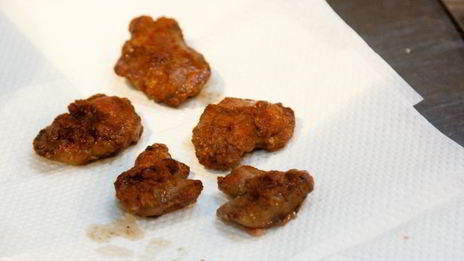 салат цезарь с куриной печенью